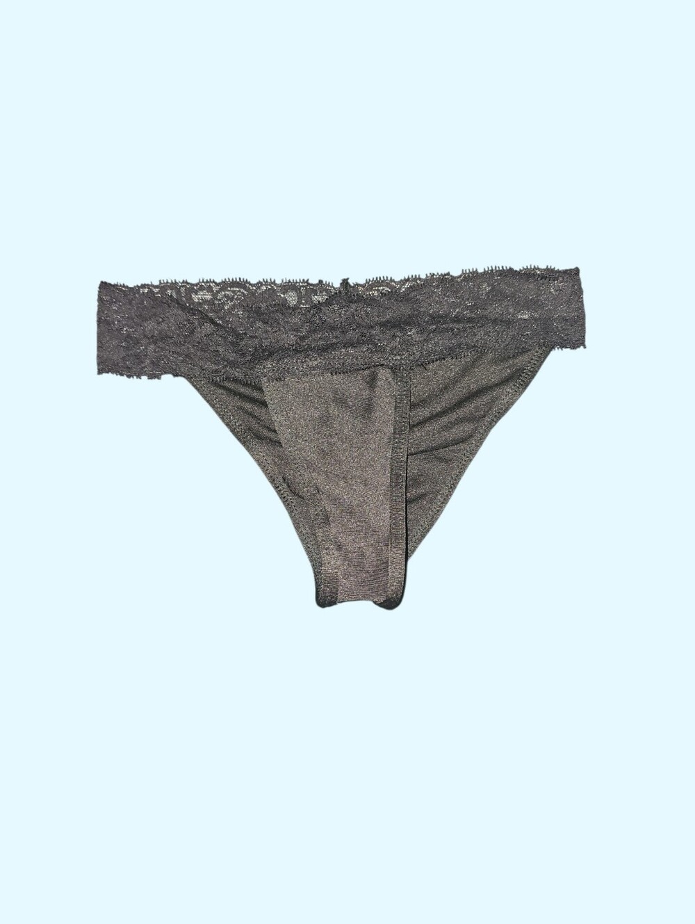 Nwot! Lace Trim Scrunched Butt Bikini Swimsuit Bottom